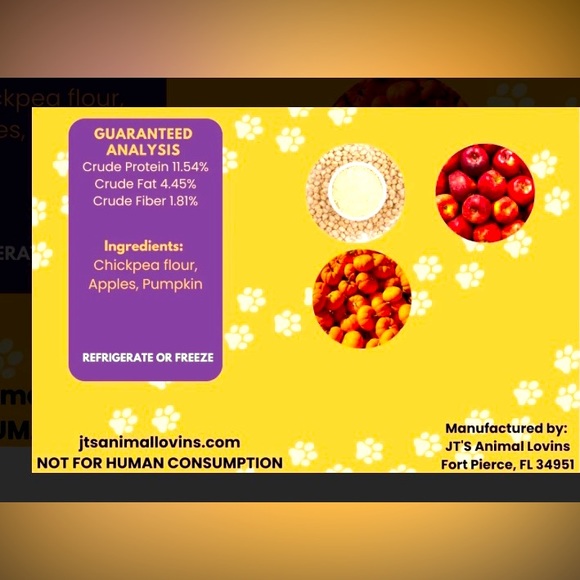 Apple Pumpkin Dog Treats - Picture 2 of 2